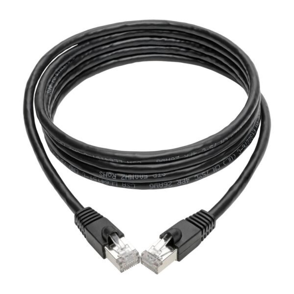b014a0a4bf4add8896b065f7113f31fe Tripp Lite series Cat6a 10G Snagless Shielded STP Ethernet Cable (RJ45 M/M), PoE, Black, 7 ft. (2.13 m)