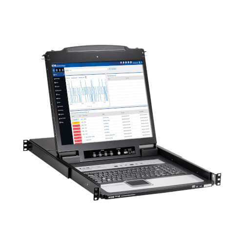 Tripp Lite series NetDirector 16-Port 1U Rack-Mount Console IP KVM Switch with 19 in. LCD, French Keyboard