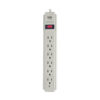 b04c8d9e18c8a1a4f7a1bc1a65b1fb67 Tripp Lite series Protect It! 6-Outlet Surge Protector, 4 ft. (1.22 m) Cord, 900 Joules, Diagnostic LED, Light Gray Housing