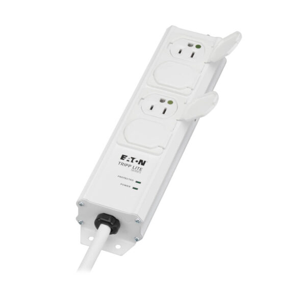 Tripp Lite series Safe-IT UL 2930 Medical-Grade Surge Protector for Patient Care Vicinity, 4x Hospital-Grade Outlets, 15 ft. Cord