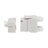 b05aa337a8edd241d744dd3fffa233f7 Tripp Lite series Cat6a Keystone Jack - 4PPoE Compliant, 110/Krone, 568A/B, RJ45 Ethernet, White, TAA