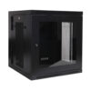 Tripp Lite series SmartRack 12U Low-Profile Switch-Depth Wall-Mount Small Rack Enclosure, Clear Acrylic Window, Hinged Back