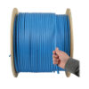 Tripp Lite series Cat5e 350 MHz Solid Core Plenum-Rated (UTP) PVC Bulk Ethernet Cable - Blue, 1000 ft. (304.8 m)