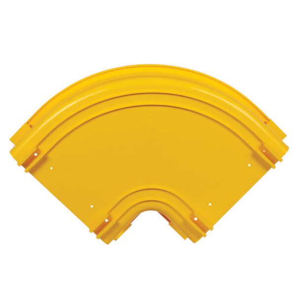 Tripp Lite series Toolless Horizontal 90-Degree Elbow for Fiber Routing System, 240 mm (10 in.)