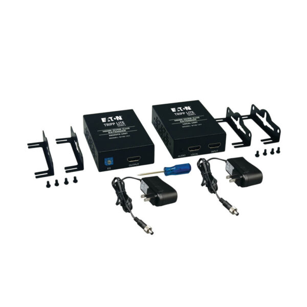 Tripp Lite series HDMI over Cat5/6 Extender Kit, Box-Style Transmitter/Receiver for Video/Audio, Up to 150 ft. (45 m), TAA
