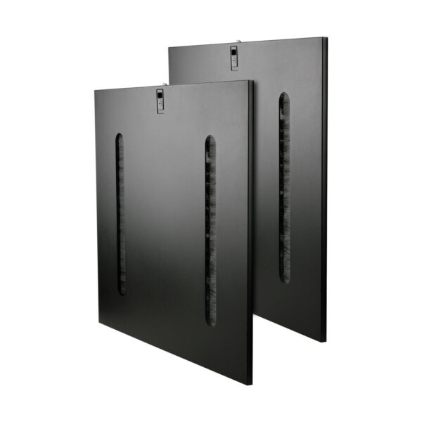 b0bfa87b26010d0bc467540cd996d11a Tripp Lite series SmartRack Pass-Through Side Panel with Key-Locking Latches for 42U Server Rack Cabinet, 2 Panels