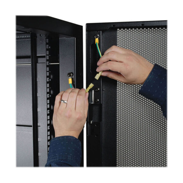 Tripp Lite series 45U Extra-Deep Server Rack - 48 in. (1219 mm) Depth, Doors & Side Panels Included