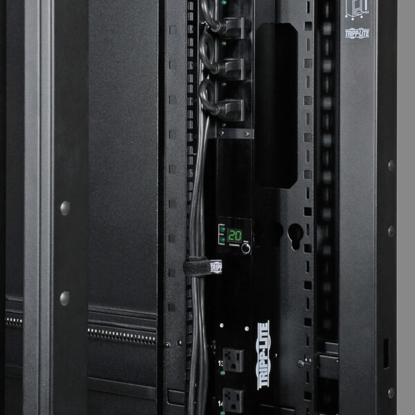 Tripp Lite series 42U Server Rack, Euro-Series - Expandable Cabinet, Standard Depth, Side Panels Not Included