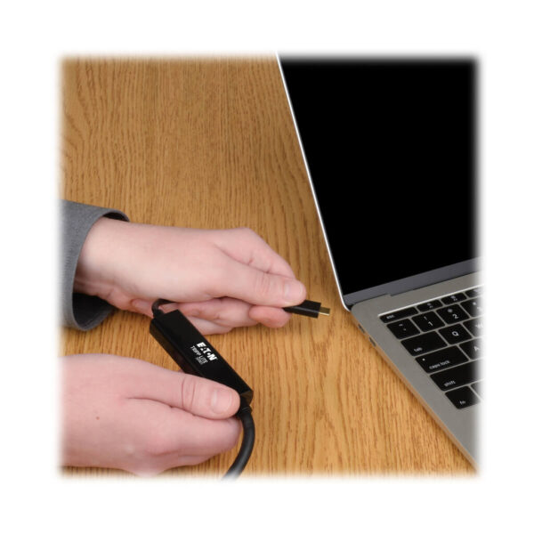 Tripp Lite series USB-C to DisplayPort Active Adapter Cable (M/M), 4K 60 Hz, 6 ft. (1.8 m)