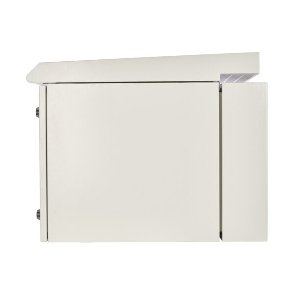 b109e6eeef2760c615b08422bab36df7 Tripp Lite series SmartRack Industrial Enclosure - NEMA 3R, Wall Mount, Metal, Locking, Hinged Back, Fan With Thermal Switch, 28 in. Depth, 12U, Gray