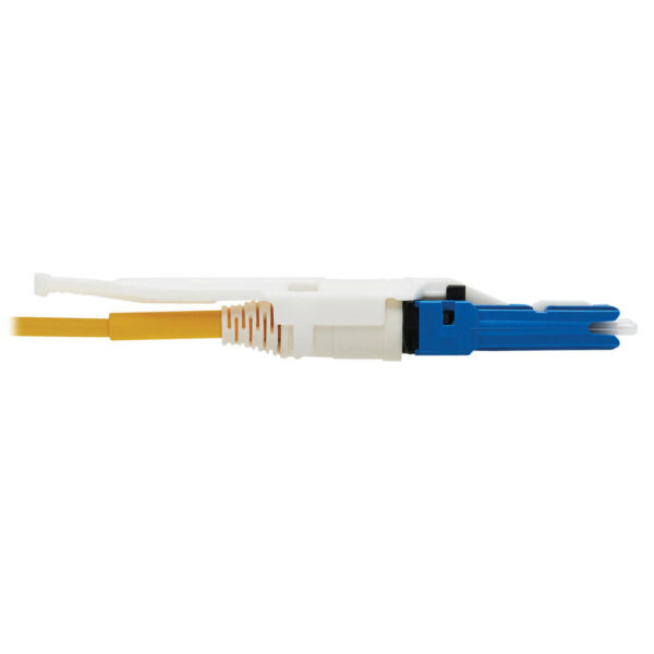 Tripp Lite series 400G Duplex Singlemode 9/125 OS2 Fiber Optic Cable (CS-UPC/CS-UPC), Round LSZH Jacket, Yellow, 3 m
