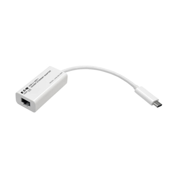 b11d925ddc405e44cc22ea9fa0afd0d3 Tripp Lite series USB-C to Gigabit Network Adapter, Thunderbolt 3 Compatibility - White