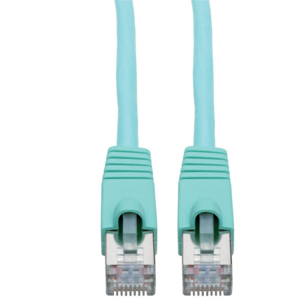 b11f1682033a0d8b0139a47c166a2c3c Tripp Lite series Cat6a 10G Snagless Shielded STP Ethernet Cable (RJ45 M/M), PoE, Aqua, 7 ft. (2.13 m)