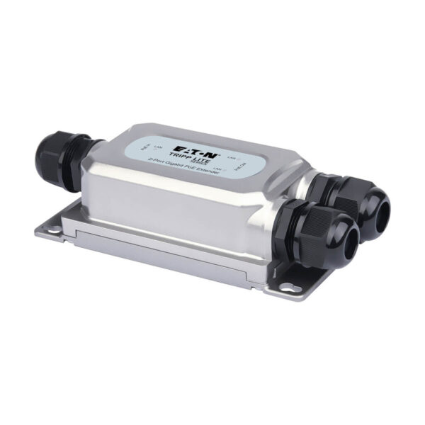 b12037ffc421ff443239ef6691fafab8 Tripp Lite series 2-Port Gigabit Ethernet PoE+ Extender/Repeater - Cat5e/6/6a, 95W, IP67, IK10, 328 ft. (100 m)