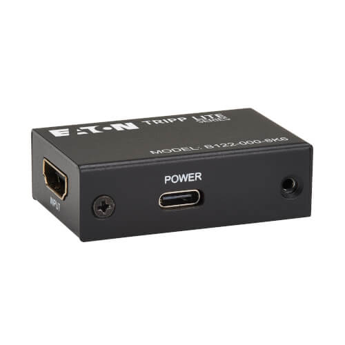 Tripp Lite series 8K HDMI Signal Booster/Extender (F/F) - 8K 60 Hz, 4K 120 Hz, 4:4:4, HDR10+, Up to 10 m (32.8 ft.)