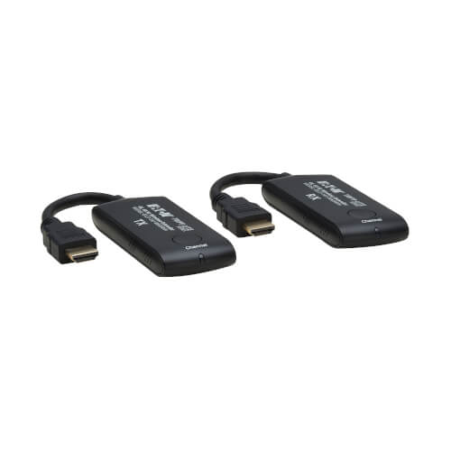 Tripp Lite series HDMI over Wireless Extender Kit, 4K 60 Hz, Wireless HDMI, Switchable Channel, Up to 65 ft. (20 m)