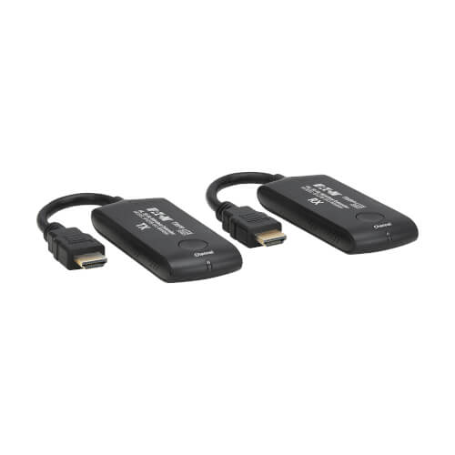 Tripp Lite series Mini Wireless HDMI Extender Kit, Pigtail Transmitter and Receiver - 4K 30 Hz, SSID Channel Switching, Up to 65 ft. (20 m)