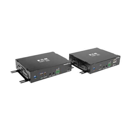 Product Image: B127F-1A1-MMDDA Tripp Lite series DisplayPort over Fiber Extender Kit, Transmitter/Receiver, 4K 60 Hz, 4:4:4, RS-232, IR, Multimode LC, 985 ft. (300 m), TAA