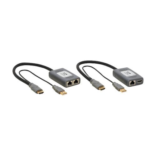 Tripp Lite series 1-Port HDMI over Cat6 Extender Kit, Pigtail Transmitter/Receiver, 4K 60 Hz, HDR, 4:4:4, 230 ft. (70.1 m), TAA