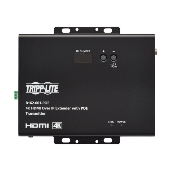 Tripp Lite series HDMI over IP Encoder - 4K, 4:4:4, PoE, 328 ft. (100 m), TAA
