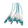 Tripp Lite series Preloaded Fiber Panel, 1U - 4x (8x LC/LC Duplex M/M) 16F Trunk Cables, OM4 Multimode, 10 m (32.8 ft.)