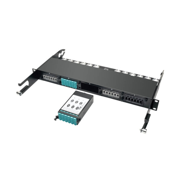 Tripp Lite 40/100Gb Breakout Cassette, (x3) 8-Fiber OM4 MTP/MPO to (x12) LC Duplex, Type-B Polarity - N482-3M8-LC12