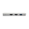 Tripp Lite series USB-C Dock, Triple Display - HDMI, VGA, USB 3.x (5Gbps), USB-A Hub, 60W PD Charging