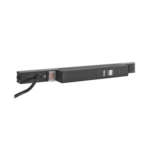 b1551f00aa2ff7552988db285cf562c6 Tripp Lite 1.92kW 1-Phase Local Metered PDU with ISOBAR, 120V, 3840 Joules, 28 5-15/20R Outlets, L5-20P Input, 15 ft. Cord, 0U, TAA - PDUMV20-ISO