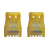 b19ac7b37d05358c880af2d271270def-2 Tripp Lite series Cat6a 10G Snagless Molded UTP Ethernet Cable (RJ45 M/M), PoE, Yellow, 7 ft. (2.1 m)