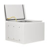 Tripp Lite series SmartRack Outdoor Industrial Enclosure with Lock - NEMA 4, Surface Mount, Metal Construction, 14 x 14 x 10 in., Gray