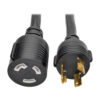 b1c30de91e7a12592837ff13e7431fb1-1 Tripp Lite series Power Extension Cord, NEMA L5-30P to NEMA L5-30R- Heavy-Duty, 30A, 125V, 10 AWG, 6 ft. (1.83 m), Black, Locking Connectors