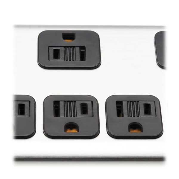 b1c99f8e249e88ed484329d2784dbaa2 Tripp Lite series 8-Outlet Surge Protector with 1 USB-A and 1 USB-C (3.9A Shared) - 8 ft. Cord, 2100 Joules, Metal Housing