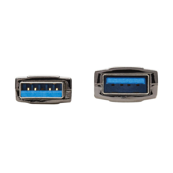 b1d6eb6d4ceb0a2fac1526afccc76e50-2 Tripp Lite series USB 3.2 Gen 1 CL3-Rated Fiber Active Optical Cable (AOC) - Extension/Repeater, A M/F, Black, 30 m (98 ft.)