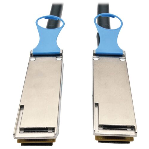 Tripp Lite series QSFP28 to QSFP28 100GbE Passive DAC Cable (M/M), QSFP-100G-CU3M Compatible, 3M (9.84 ft.)
