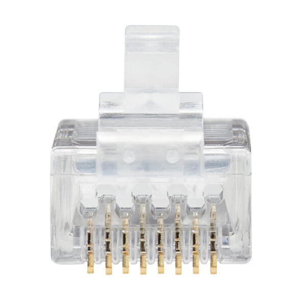 b25b9209c052450ed2035d2dcc816ca8 Tripp Lite series Cat6 RJ45 Pass-Through UTP Modular Plug, 100 Pack, TAA