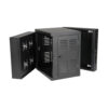 Tripp Lite series SmartRack 12U Switch-Depth Wall-Mount Small Rack Enclosure for Harsh Environments, Hinged Back