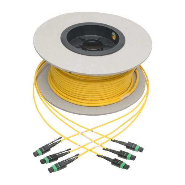 b279f27e80599f10047a6fecff5879ee Tripp Lite series MTP/MPO (APC) Singlemode Slim Trunk Cable, 24-Strand, 40/100 GbE, 40/100GBASE-PLR4, Plenum, 6mm Dual Jacket, 61 m (200 ft.)