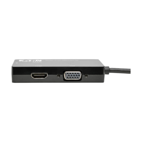 b29f74212ab4c6f330842f5dbef01f94 Tripp Lite series Keyspan Mini DisplayPort to VGA/DVI/HDMI All-in-One Video Converter Adapter, 4K 30Hz HDMI, DP1.2, Black, 6-in. (15.24 cm)