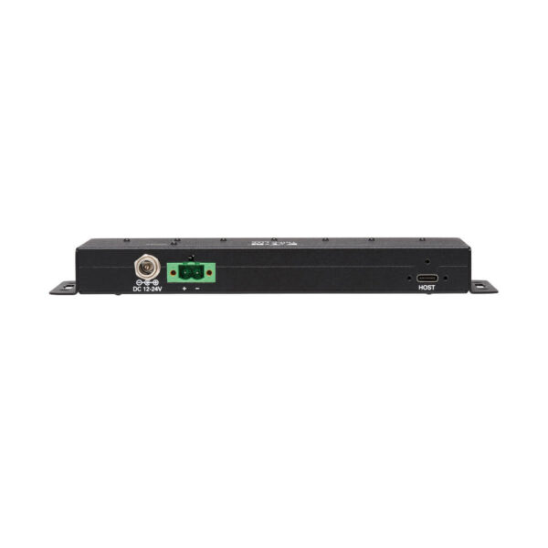 Tripp Lite series Industrial 7-Port USB-C Hub, USB 3.x Gen 2 (10Gbps), 4x USB-A & 3x USB-C Ports, 15Kv ESD Immunity, 2Kv Surge, TAA