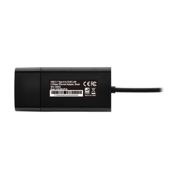 b2c1317d97441426e070308f7c459ecb Tripp Lite series USB to RJ45 Gigabit Ethernet Network Adapter (M/F) - USB 3.1 Gen 1, 2.5 Gbps Ethernet, Black