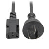 Tripp Lite series China Computer Power Cord, GB 15934-2008 to C13 - 10A, 250V, 17 AWG, 10 ft. (3.05 m), Black