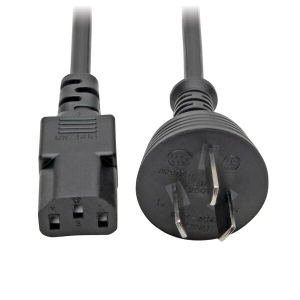 Tripp Lite series China Computer Power Cord, GB 15934-2008 to C13 - 10A, 250V, 17 AWG, 10 ft. (3.05 m), Black
