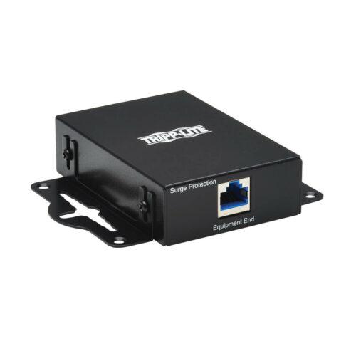 b30eb0928e19fe7e8d925e6f10b57a79 Tripp Lite series In-Line Network Surge Protector - 10 Gbps, Cat6a/8, Metal Case, IEC Compliant, TAA