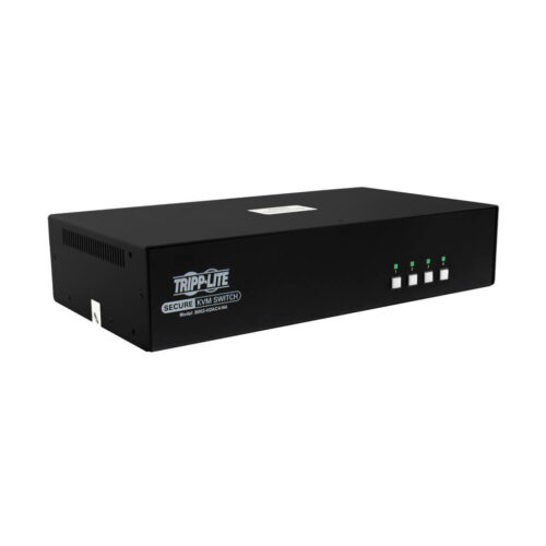Secure KVM Switch, 4-Port, Dual Head, HDMI to HDMI, 4K, NIAP PP4.0, Audio, CAC, TAA