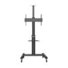 Tripp Lite series Safe-IT Heavy-Duty Rolling Cart for 37" to 70" Displays, UL Certified, Antimicrobial Protection