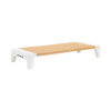 b3751c9bc452de36c29b39b09cac3cd3 Tripp Lite series Monitor Riser for Desk - Wood Top, USB-A Charge and Data Ports