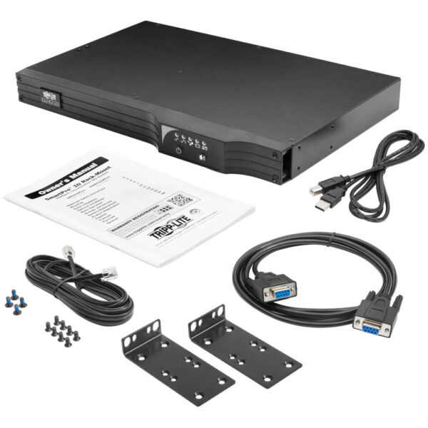 Tripp Lite series SmartPro 120V 500VA 300W Line-Interactive UPS, 1U, WEBCARDLX, USB, DB9, 6 Outlets