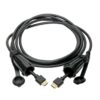 b37e799cf1742776fcfbba2bae2e7d30 Tripp Lite series High-Speed HDMI Cable (M/M) - 4K 60 Hz, HDR, Industrial, IP68, Hooded Connectors, Black, 12 ft.