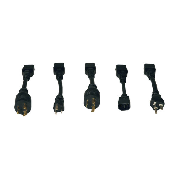 b39d54d27ed3d38e7d62738d69cc01ed Tripp Lite series 1.9-3.8kW Single-Phase 120-240V Basic PDU, 14 Outlets (12 C13 & 2 C19), C20 with 5 Adapters, 10 ft. (3.05 m) Cord, 1U Rack-Mount