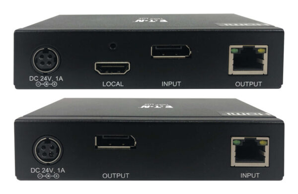 Tripp Lite series DisplayPort over Cat6 Extender Kit, Transmitter/Receiver, 4K 60 Hz, 4:4:4, Power over Cable, 230 ft. (70 m), TAA